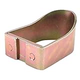 Bauster® Sensenring für Sensenbaum Klingenring für Sensenbaum aus Metall Sensenhalter Gartensense Wildwuchssense Befestigung Sense, 2 Varianten/mit Schrauben/Stahl (ohne Schrauben)