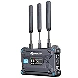 Hollyland Pyro S Video Funkstrecke Wireless SDI HDMI 4K30/1080p60, 400m Reichweite 50ms Latenz, bis zu 4 Empfänger, Auto Dual-Band-Hopping Smart Channel Scan, UVC-Live-Stream APP Überwachbar (1RX)