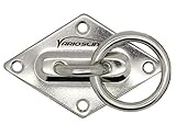 Robuste Edelstahlhalterung Variosling für Sling Trainer Box-Sack, Hängematten turnringe Schlingentrainer und vieles mehr (exkl. Schrauben+Dübel)