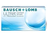 Bausch + Lomb Ultra, sphärische Premium Monatslinsen, Kontaktlinsen weich, 6 Stück BC 8.5 mm / DIA 14.2 / -2.75 Dioptrien