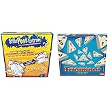 Set mit 2 Spielen: Stille Post Extrem + Triomino Classic – Brett-, Action-, Geschicklichkeits- und Geschwindigkeitsspiele für Kinder – Neues Spieleset – Spielen mit Familie oder Freunden – 2+ Spieler