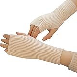 Duyeuau Halbfinger-Handschuhe für Damen, Sonnenschutz, Fahrradhandschuhe zum Autofahren, Reiten, Outdoor-Aktivitäten