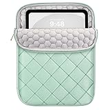 Dadanism 9-11 Zoll Puffy Tablet Tasche Sleeve Kompatibel mit iPad Pro 11 2024-2018, iPad Air 5/4 10,9, iPad Air 11' 2024, iPad 10,2 2021-2019, iPad 10. Gen 10,9, Galaxy Tab S9 FE/A8/A9+, Erbsengrün