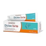 Diclox forte Schmerzgel von ratiopharm lindert akute Rücken- und Gelenkschmerzen effektiv mit Diclofenac in der doppelten* Wirkstoffkonzentration, 150 g Gel