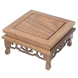 FUTUREORYY Pflanzenständer aus Robustem Hartholz Stabile Blumentopf Sockel für Indoor Dekoration Rutschfester Blumenständer mit Glatter Oberfläche Langlebiger Pflanzenhalter für Tisch und