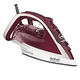 Tefal FV6810 Ultragliss Plus Dampfbügeleisen | 2800 Watt | Dampfstoß: 250 g/Min. | 50 g/Min. Dampfabgabe | Eco Mode | kratzfeste Bügelsohle | Rot/Weiß