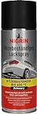 NIGRIN Lackspray, 400 ml, mattschwarzer Autolack, hitzebeständig, schützt Motor und Auspuff vor Rost, schnell trocknend, schwarz