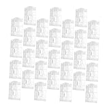 BESTYASH 100 Stück Einweg Kleiderhüllen aus Robustem Material Staubdichte Schutzabdeckungen für Trockenreinigung und Bekleidung Verschleißfest und Vielseitig für Aufbewahrung und Transport