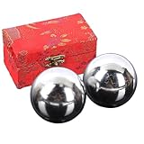 Hogvinnatil Baoding-Bälle, 2 Stück, chinesische Fitnessbälle für Erwachsene, Fitness- und Entspannungswerkzeug für körperliches Wohlbefinden, täglicher Gebrauch, Reisen, Zuhause, Büro