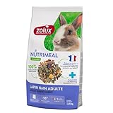 Zolux - Mischfutter für erwachsene Kaninchen (6 Monate und mehr), Beutel mit 2,55 kg