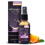 LACOYA® Melatonin Spray + L-Tryptophan 0,5mg/Sprüher - Melatonin-Spray hochdosiert 5-Fach höher - ohne Alkohol u. Zucker