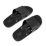IMIKEYA Rutschfeste Damen Badeschuhe mit Massage Noppen Leichte Badelatschen für Badezimmer und Zuhause Atmungsaktive Hausschuhe Bequeme Indoor Sandalen