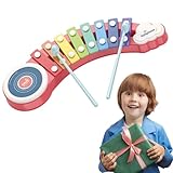 Huaxingda Xylophon für Kinder, Kleinkind-Xylophon-Glockenspiel - Cloud Design Glockenspiel Xylophon Spielzeug - Pädagogisches Musiktisch-Set, Spielset, Kinder-Xylophon-Spielzeug für Jungen und Mädchen