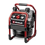Einhell Professional Akku-Kompressor SILENZZO 36/210 Power X-Change (36 V, max. 8 bar, 8 L Tank, 210 L/min Ansaugleistung, Manometer, ölfrei, besonders leise, ohne Akku)