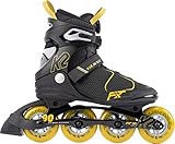 K2 Skates Herren Inline Skates F.I.T. 90 BOA, grey - mustard, 30G0815.1.1.115