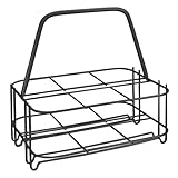 Metaltex Flaschenträger für 6 Flaschen Lava Line, Flaschenkorb, auch für 1,5l