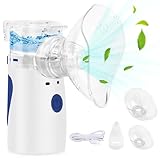 Inhalationsgerät, Inhalator mit Selbstreinigungsfunktion, Inhalationsgerät für Erwachsene und Kinder, Effiziente Zerstäubung, Effiziente Zerstäubung für den Heim- und Reisegebrauch