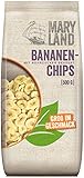 Maryland Bananenchips 500g Vorratspackung – Getrocknete und geröstete Bananen-Chips – Fruchtig knackiger Snack, perfekt zum veganen Snacken (1 x 500g)