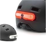 Overade - LUM Lighting - Leistungsstarkes 2in1 Front- und Rücklicht für Fahrräder, Roller oder Helme - 8 Leuchtmodi (5 Rot - 3 Weiß)