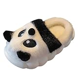 BlzzWo Hausschuhe Kinder Junge und Mädchen Flauschige Hausschuhe Pantoffeln Winter Geschlossen Indoor/Outdoor Tierpantoffel Warme Rutschfeste Sohle Cartoon Leicht Rutschfeste Slippers