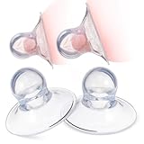 HEALLILY 2 x Nippel-Sauger Nippelabzieher Nippel-Korrektor Nippelbecher Sauger Everters Extractor für flache und umgekehrte Brustwarzen Behandlung Vergrößerung