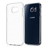 REY Transparent Silikonhülle TPU für Samsung Galaxy S6, Handyhülle Premium Kratzfest TPU Durchsichtige Schutzhülle, Ultradünne 0,33 mm