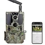 Bewegungssensor-Kamera, 14MP 2.7K Trail Cam mit Telefon-App mit Infrarot-Nachtsicht-Bewegungsaktivierung, Outdoor Scouting Wildlife Monitoring