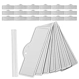 FONDOTIN 50 Stück Gemüsegartenmarkierungen garden markers signs labels Markierungs-Tags aluminum plant tag plant signs pflanzschilder pflanzenschilder metall Silver