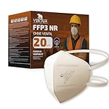 VENTUX FFP3 NR Atemschutzmasken faltbar – CE-zertifiziert (EN 149:2001+A1:2009) – Einweg mit Ohrschlaufen (20)