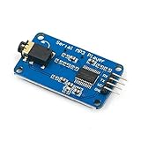 KNOKR Serielles MP3-Musik-Player-Modul mit 1 W Lautsprecher, Mono-Verstärker/Lautsprecher-Buchse, verwendet zum Abspielen von MP3 WAV, passend für Audio-Betriebsverstärker-Chips