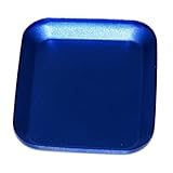 Ronyme 2xAluminiumlegierung Magnetische Schraubenablageplatte für RC Car Truck Modell Blau, Blau, 4 Stück