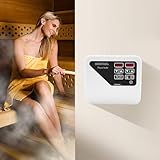 JJsdwin Saunasteuerun, Externe Sauna Steuerung mit Temperatursondekabel, 380V-415V Saunasteuergerät für Saunakabine und Gewerbliche Anlässe