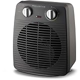 Rowenta SO2210 Compact Power Heizlüfter | 2 Leistungsstufen | Elektro-Heizung | Innenraum | für 20 m² Räume | Schwarz