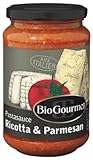 BioGourmet Pastasauce Ricotta & Parmesan, aus Italien, italienisch Kochen, Bio, 6 Gläser à 340g