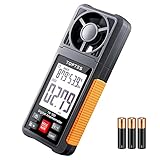 TopTes TS-301 Digitaler Windmesser mit 2,26-Zoll-LCD-Bildschirm Anemometer Handheld Hintergrundbeleuchtung Wind Speed Meter Gauge, Präzise Messung der Windgeschwindig für HLK-Segeln/Surfen/Drohne