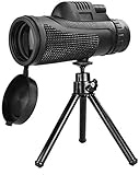 Teleskope für die Astronomie für Erwachsene, Hochleistungs-HD-Monokular-Teleskop, 40 x 60 High-Definition-Schwachlicht, kann Bilder und Videos aufnehmen, großes Okular-Zoom-Monokular-Teleskop für