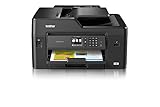Brother MFC-J6530DW, Farbig, DIN A3 4-in-1 Farbtintenstrahl-Multifunktionsgerät (250 Blatt Kassette, Drucker, Scanner, Kopierer, Fax), schwarz