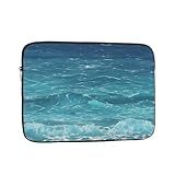 Laptop-Schutzhülle, langlebig, stoßfest, tragbar, geeignet für MacBook, HP, Asus/Dell, Lenovo, Acer und andere Laptop-Innenhüllen, tiefblaues Meer
