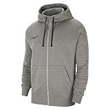 Nike Herren M Nk Flc Park20 Fz Hoodie Kapuzenjacke, Dk Grey Heather/Black/Black, M EU
