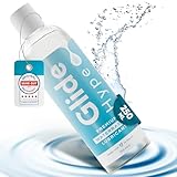 GlideHype Gleitgel auf Wasserbasis | Neutrales Gleitmittel für Mann & Frau | Lubricant | dermatologisch getestet | Kompatibel mit Latex und Silikon (250 ml)