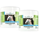 Kräuterhof Pferdebalsam Kühlend Duo (2x500ml) - Massagegel mit Menthol & Kampfer, Kühlende Salbe für Muskel- & Gelenkbeschwerden, Fördert die Durchblutung, Erfrischt & lindert Gelenkschmerzen