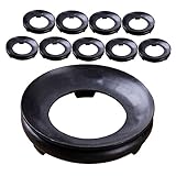 SOLUSTRE 10 Stück Teiliges Kugelständer Schwarzer Sockel für Kristallkugeln Glaskugeln Dekorative Sphären Eleganter Halter für Wohn Schlaf und Arbeitszimmer