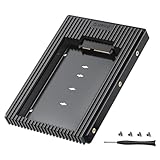 ORICO 2,5-Zoll-auf-3,5-Zoll festplatten Adapter, Konverter-Einbaurahmen Wechselrahmen für 2,5-Zoll-SATA-HDD oder -SSD von 7/9,5/12,5 mm (D2SS)