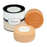 CABRERIZO SOAP® Argan - 2 handgefertigte Seifen aus Olivenöl, 2 x 100 g. - Argan-Seife - Packung mit 2 Tabletten Naturseife, Handseife, Gesicht und Körper - Skincare Geschenkpackung für Damen