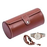 Uhrenaufbewahrungshalter – Leder-Schmuck-Tragetaschen, Uhrenzubehör, Reise-Transportbox, Band, Lederrolle, Uhrenaufbewahrung, Organizer für Zuhause, Studio und Reisen