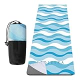 Yoga Handtuch rutschfest,Yogamatte Handtuch,rutschfest Yogadecke,Yoga-Handtuch aus Mikrofaser,Schnell Trocknendes Yoga-Handtuch Stranddecke
