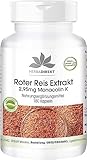 Roter Reis Kapseln - Roter Reis Extrakt 600mg - 2,95mg Monacolin - 180 Kapseln | HERBADIREKT by Warnke Vitalstoffe - Deutsche Apothekenqualität