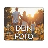 Generisch Bedrucktes Mauspad mit Foto, (4 Größen), Mousepad selbst gestalten, Mousepad für Büro Gaming, rutschfeste Gummi-Unterseite, Geschenkidee Männer, Frauen, Freunde, Gamer, Büro, Rechteckig