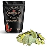 120g Lorbeerblätter von Krautschmaus, zum Würzen, Kochen und Schmoren, schonend getrocknet, intensives Aroma, ohne Zusatzstoffe