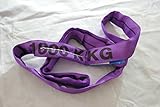 Braun GmbH Braun 10021RS Rundschlinge 1000 kg Tragkraft, 2 m Umfang, endlos mit Polyesterkern, violett